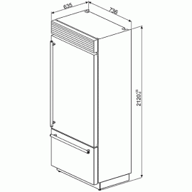 Холодильник SMEG RF376LSIX