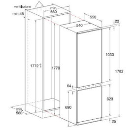 Холодильник HOTPOINT-ARISTON bcb 31 aa e