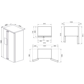 Холодильник Smeg FA63X