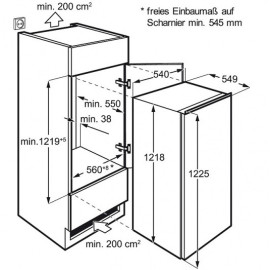 Холодильник ELECTROLUX LFB3AF12S