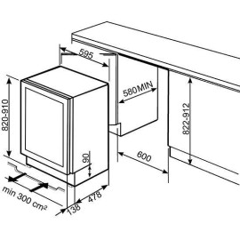Винный шкаф SMEG CVI638RWN3