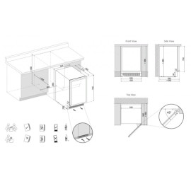 Винный шкаф DUNAVOX DAU-45.125DB.TO