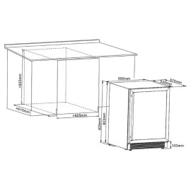 Встраиваемый винный шкаф CELLAR PRIVATE CP043-2T