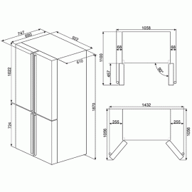Винный шкаф SMEG WF366LDX
