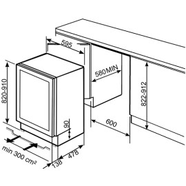 Винный шкаф SMEG CVI638LWN2
