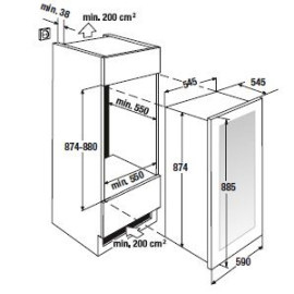 Встраиваемый винный шкаф Kuppersbusch FWK 2800.0 S