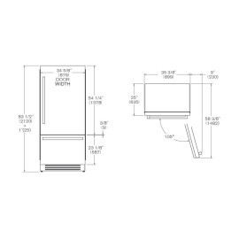Холодильник BERTAZZONI REF905BBRXTT