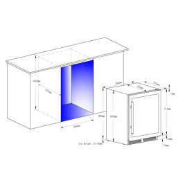 Винный шкаф CLIMADIFF CBU51D1X