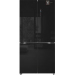 Холодильник WEISSGAUFF WCD 510 Built-in Inverter NoFrost Black Glass