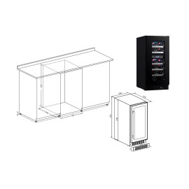 Винный шкаф TEMPTECH SOMQ38DRB