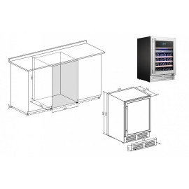 Винный шкаф TEMPTECH EX60DX