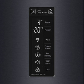 Холодильник LG GB-B60MCFFS черный