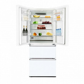 Холодильник TESLER RFD-361I WHITE GLASS