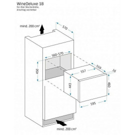 Винный шкаф CASO WineDeluxe E 18