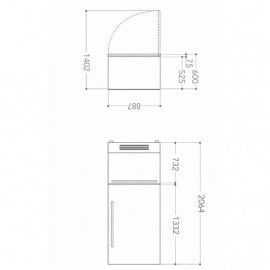 Холодильник KITCHENAID KCZWX 20900L