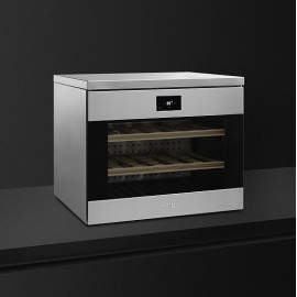 Встраиваемый винный шкаф SMEG CVF318X