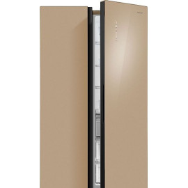Холодильник WEISSGAUFF WSBS 1036 Inverter NoFrost Premium Сhampagne Glass