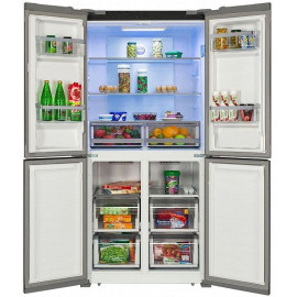 Холодильник HIBERG RFQ-490DX NFGB inverter