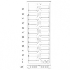 Винный шкаф TEMPTECH CD180SXL