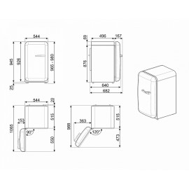 Холодильник SMEG FAB10LDUJ2