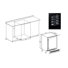 Винный шкаф TEMPTECH CPROX60SX