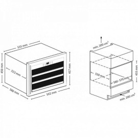 Винный шкаф COLDVINE C18-KSB1