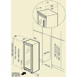 Винный шкаф IP INDUSTRIE CI 401 CFX D
