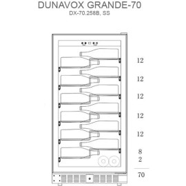 Винный шкаф DUNAVOX DX-70.258SS