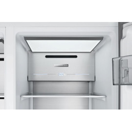 Холодильник WEISSGAUFF WSBS 590 NoFrost Inverter Premium Inox Glass