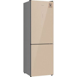 Холодильник WEISSGAUFF WRK 185 Total NoFrost Inverter Beige Glass
