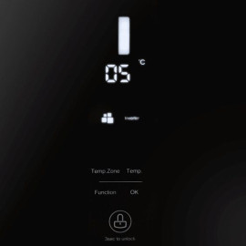 Холодильник MAUNFELD MFF177NFB Slim Inverter