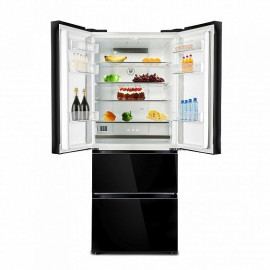 Холодильник TESLER RFD-361I BLACK GLASS