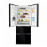 Холодильник TESLER RFD-361I BLACK GLASS