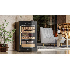 Сигарный шкаф MEYVEL MC-120BK (PRO)
