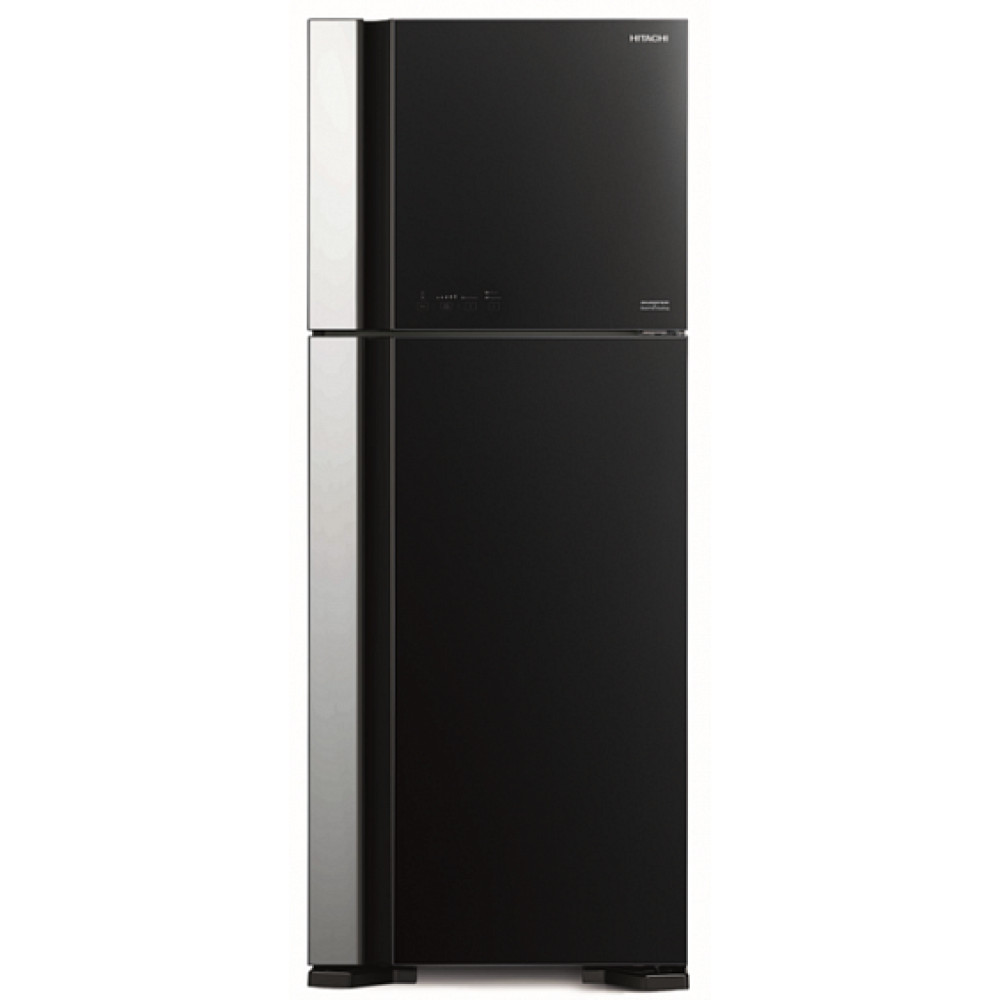 Холодильник HITACHI R-VG 542 PU7 GBK черное стекло