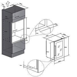 Винный шкаф MEYVEL MV42-KSB2