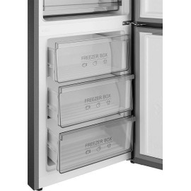 Холодильник WEISSGAUFF WRK 185 Total NoFrost Inverter Beige Glass