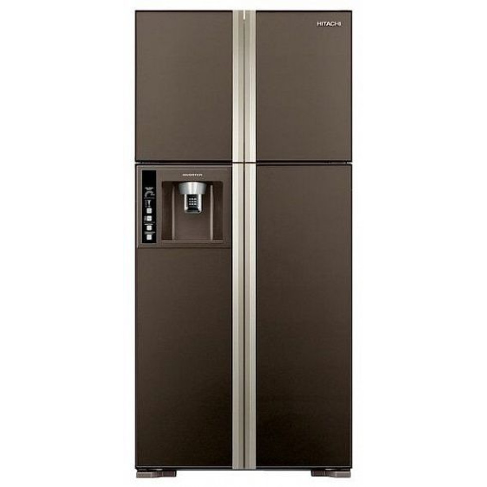 Холодильник HITACHI r-w662 pu3 gbw темно-коричневый