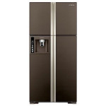Холодильник HITACHI r-w662 pu3 gbw темно-коричневый