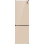 Холодильник WEISSGAUFF WRK 185 Total NoFrost Inverter Beige Glass