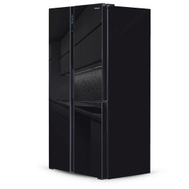 Холодильник GINZZU NFK-610 Black glass