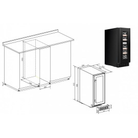 Винный шкаф TEMPTECH OX30DRB