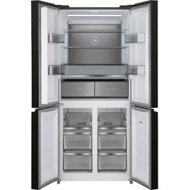 Холодильник WEISSGAUFF WCD 590 NoFrost Inverter Premium EcoFresh Inox Glass