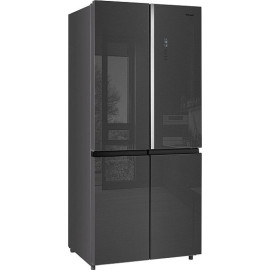 Холодильник WEISSGAUFF WCD 590 NoFrost Inverter Premium EcoFresh Inox Glass