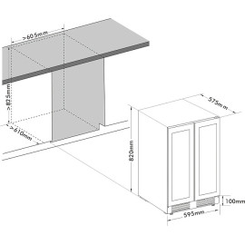 Винный шкаф CELLAR PRIVATE CP042-2TBH