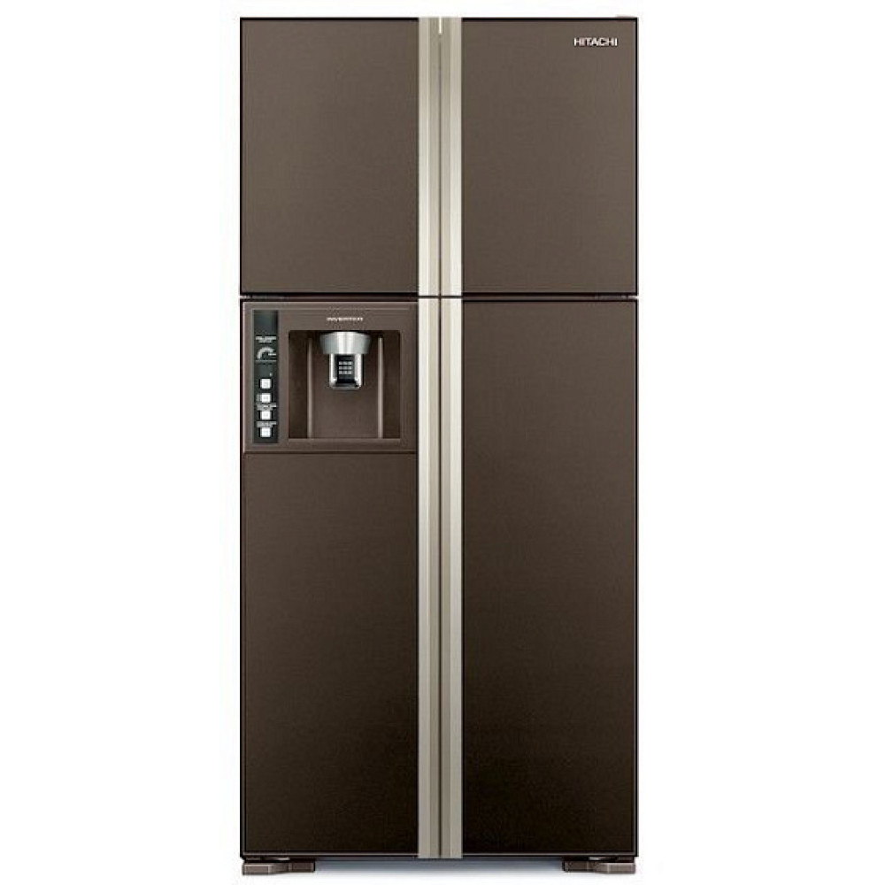 Холодильник HITACHI R-W722 FPU1 GBW коричневое стекло