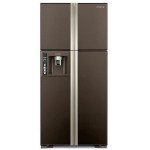 Холодильник HITACHI R-W722 FPU1 GBW коричневое стекло