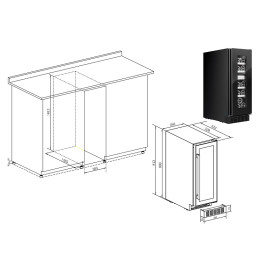 Винный шкаф TEMPTECH STX30DRB