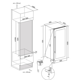 Винный шкаф TEMPTECH OBI124SB