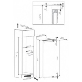 Холодильник KITCHENAID KCBNS 18602